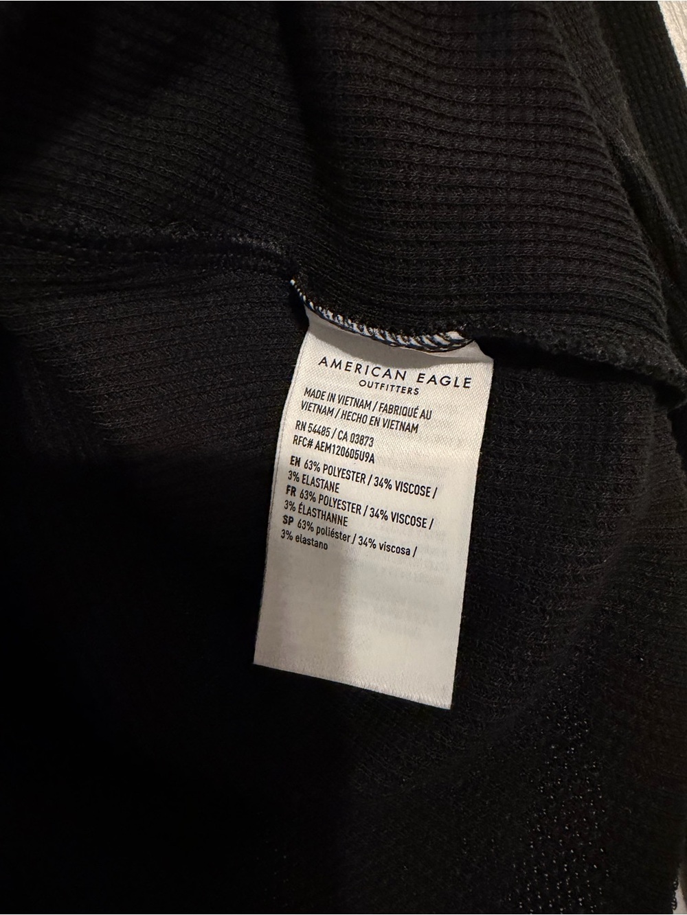 Turtleneck Ribbed Top - Picture 5 of 5